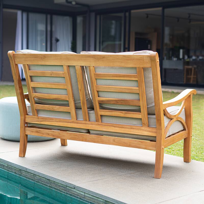 Cambridge Casual Lowell 4-piece Teak Outdoor Conversation Set