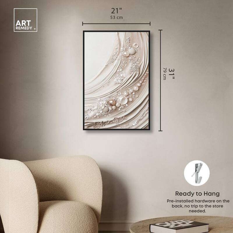 Chromatic Concretions II Canvas by Art Remedy