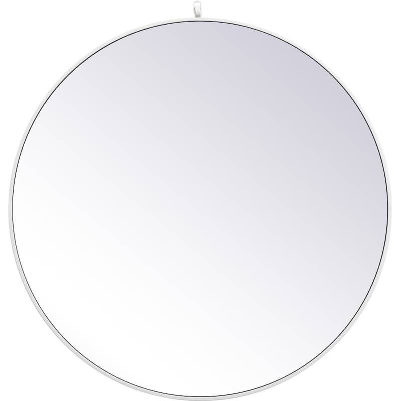 Elegant Lighting Eternity 39" Diameter Circular Beveled Metal Framed