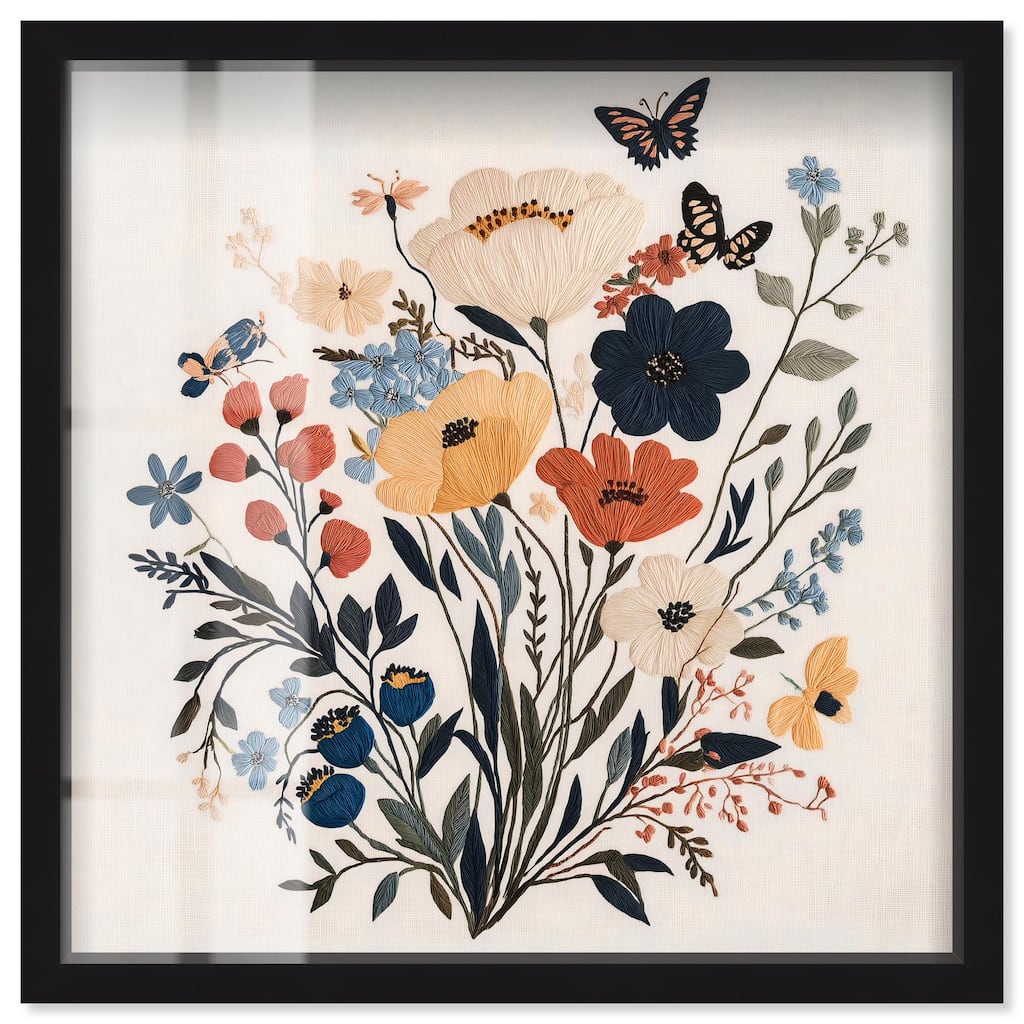 Garden of Threads I Shadowbox by Art Remedy