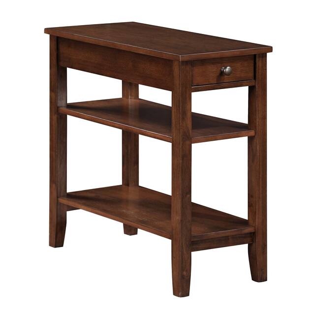 Copper Grove Aubrieta1 Drawer Chairside End Table with Shelves