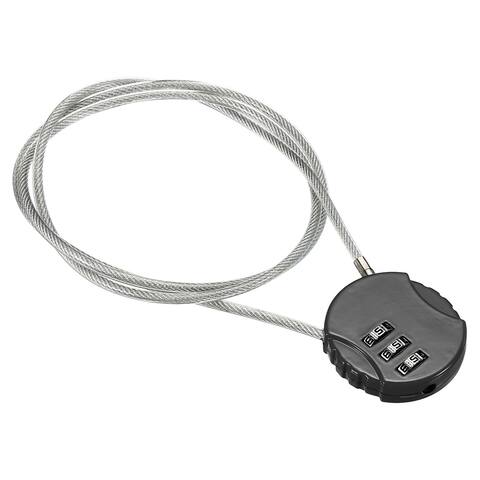 Small Combination Lock 31.4 Inch, 1 Pcs 3 Digit Padlock for Gym Locker