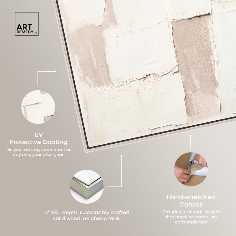 Plastered Planes II Canvas by Art Remedy