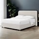 preview thumbnail 11 of 10, Furniture of America Colleen Modern OEKO TEX Chenille Fabric Kids Platform Bed White