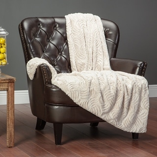 Chanasya fuzzy best sale faux fur throw