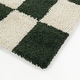 preview thumbnail 9 of 13, Leslie Checkered Shag Area Rug