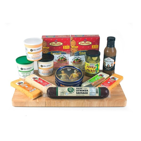 15pc Wisconsin Beef Sausage and Cheese Gift Pack - Multi