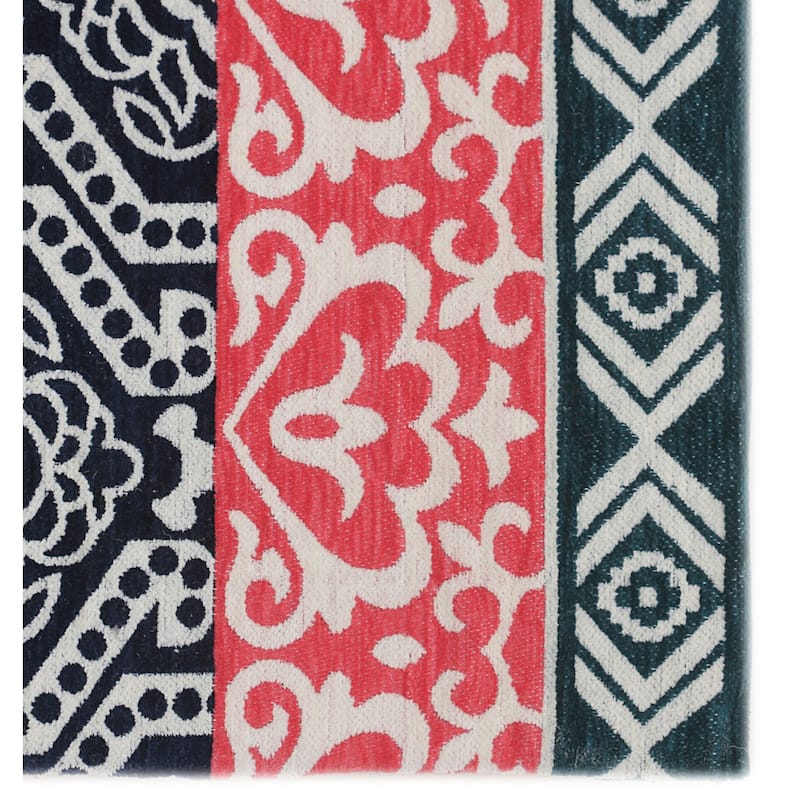 RugSmith Multi Colorblock Geometric Anti-Fatigue Kitchen Mat, 20" x 36" - 20" x 36"