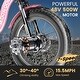 preview thumbnail 28 of 34, DoCred 20"x4" Fat Tire Electric Tricycle, 48V 500W with 7 Speed Ebike