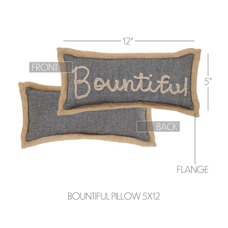 Harvest Blessings Bountiful Pillow 5x12