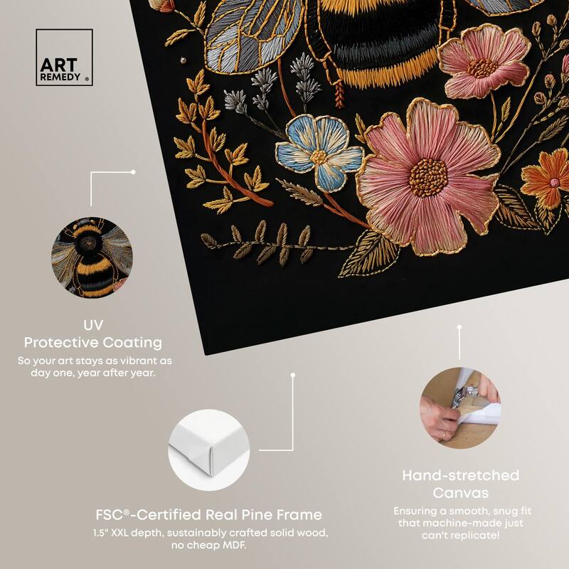 Honeyed Herald I Canvas by Art Remedy, Gallery Wrapped