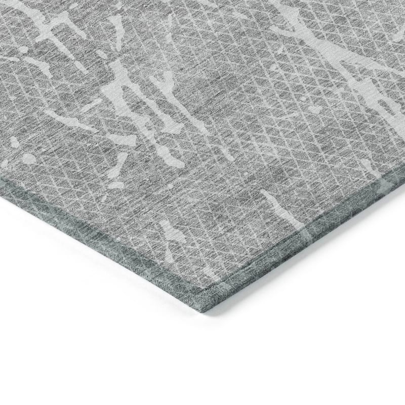 Machine Washable Indoor/ Outdoor Chantille Contemporary Crackle Rug