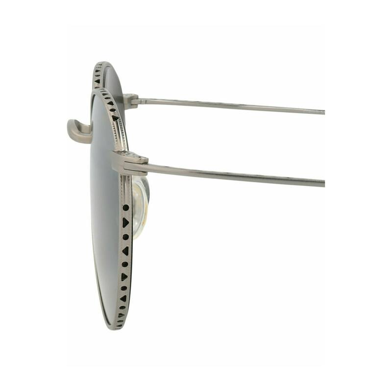 Maui Jim Round-Frame Titanium Sunglasses