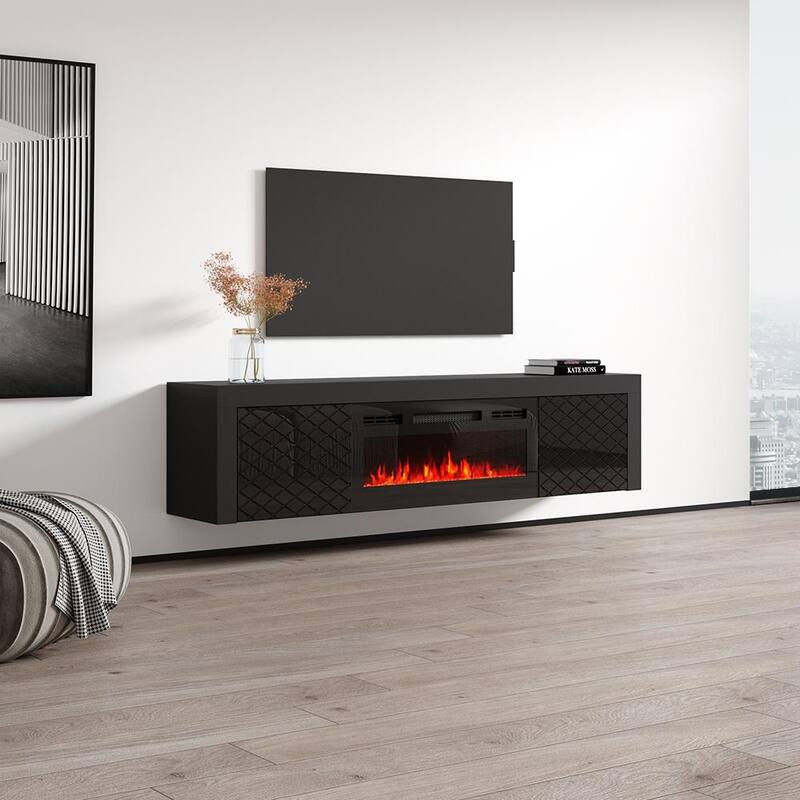 Dia BL-EF Electric Fireplace 71" TV Stand