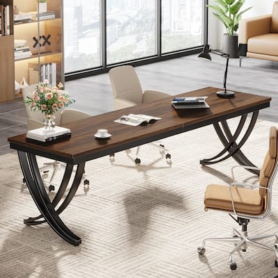 78'' Computer Desk for Home Office, Rectangular Writting Table for Study Room