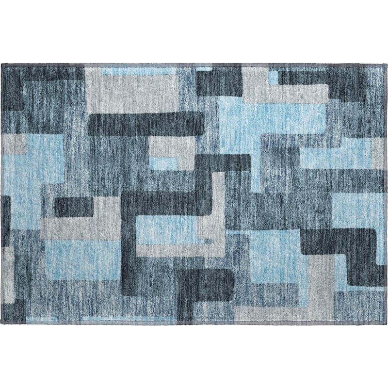 Premium Washable Super Soft Geo Casual Mayfield Rug