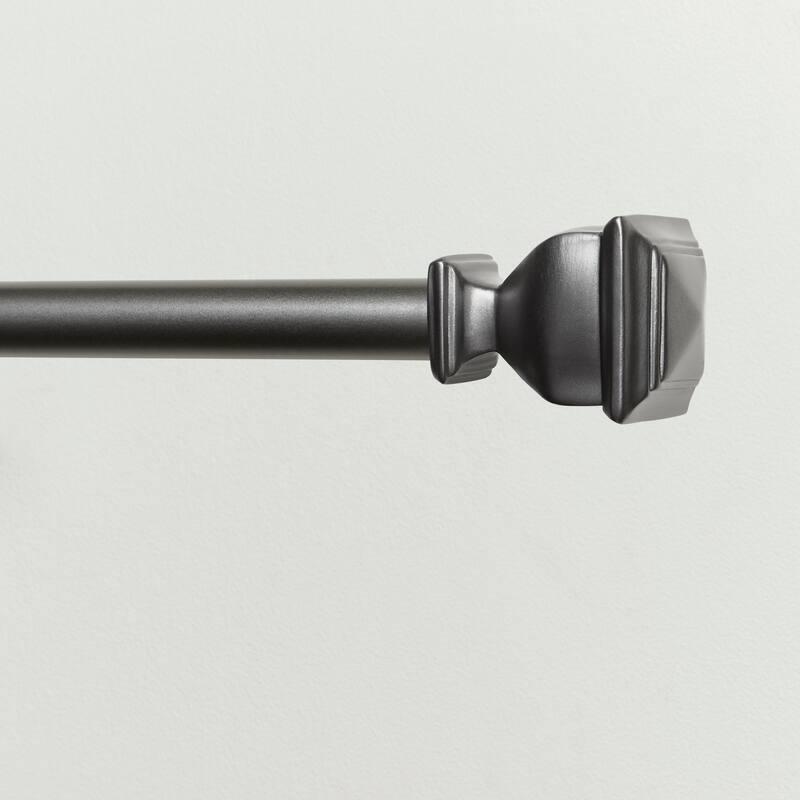 EXCLUSIVE HOME Napoleon 1" Curtain Rod and Finial Set