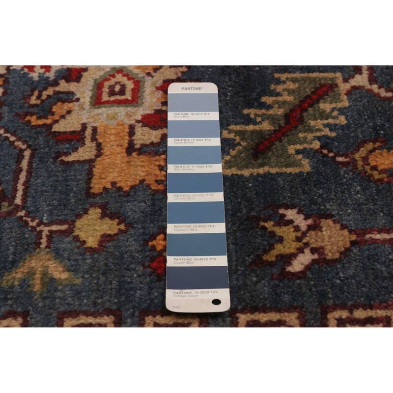 ECARPETGALLERY Hand-knotted Serapi Heritage Dark Blue Wool Rug - 7'10 x 9'10