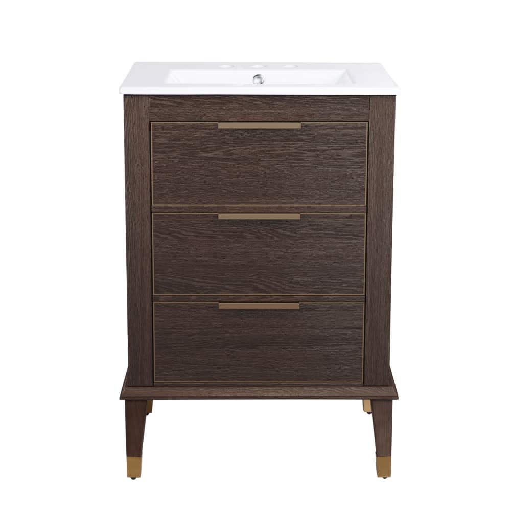 Swiss Madison SM-BV390-3 Hugo 24" Free Standing Single Basin Vanity
