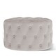 preview thumbnail 4 of 10, Round Ottoman Living Room Footstool without Storage