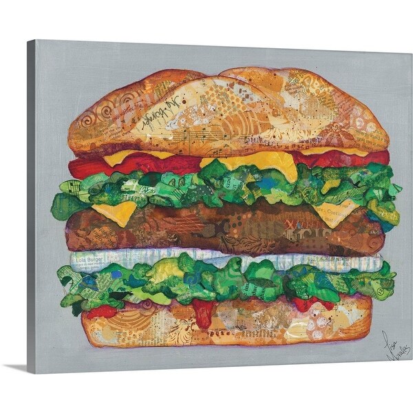 "Hamburger" Canvas Wall Art