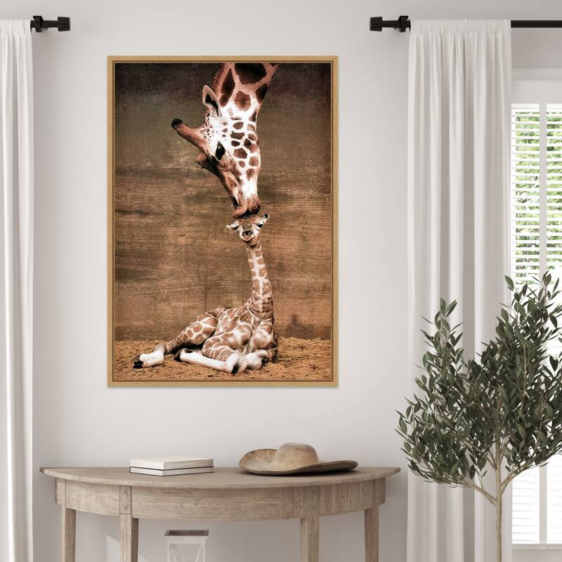 A Mothers Love Framed Canvas Wall Art Print