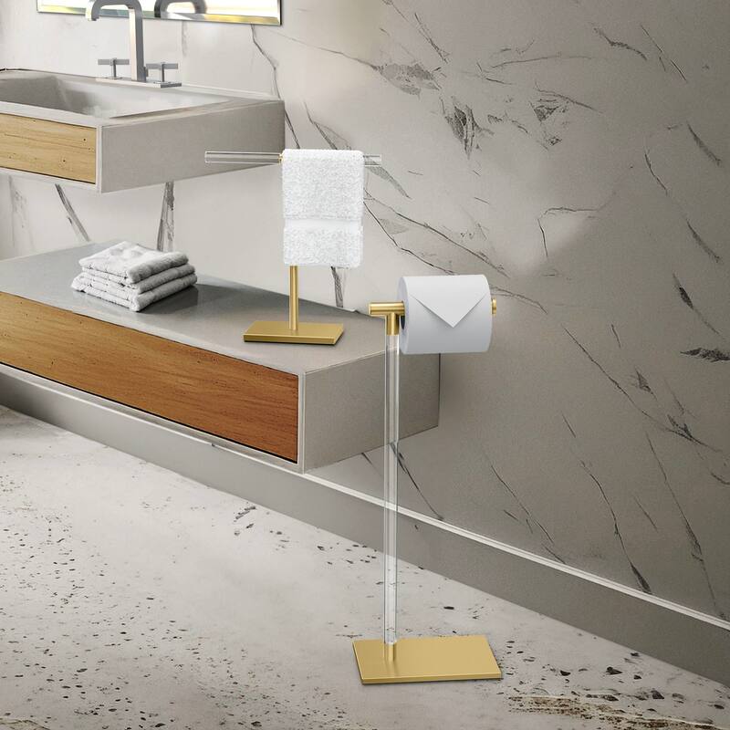 Gatco Latitude 2 22" Free Standing Tissue Holder