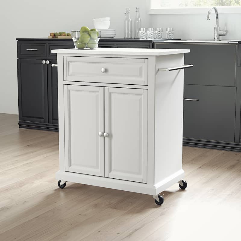 Crosley Portable Granite Top Kitchen Cart - 31"W x 18"D x 35.5"H