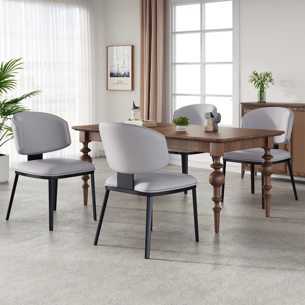 Christopher Knight Home - PU Leather Upholstered Dining Chairs