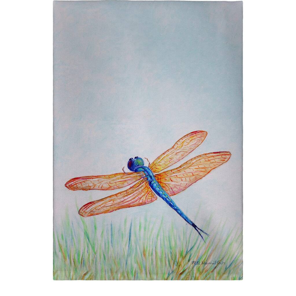 Amber & Blue Dragonfly Guest Towel - 20x20
