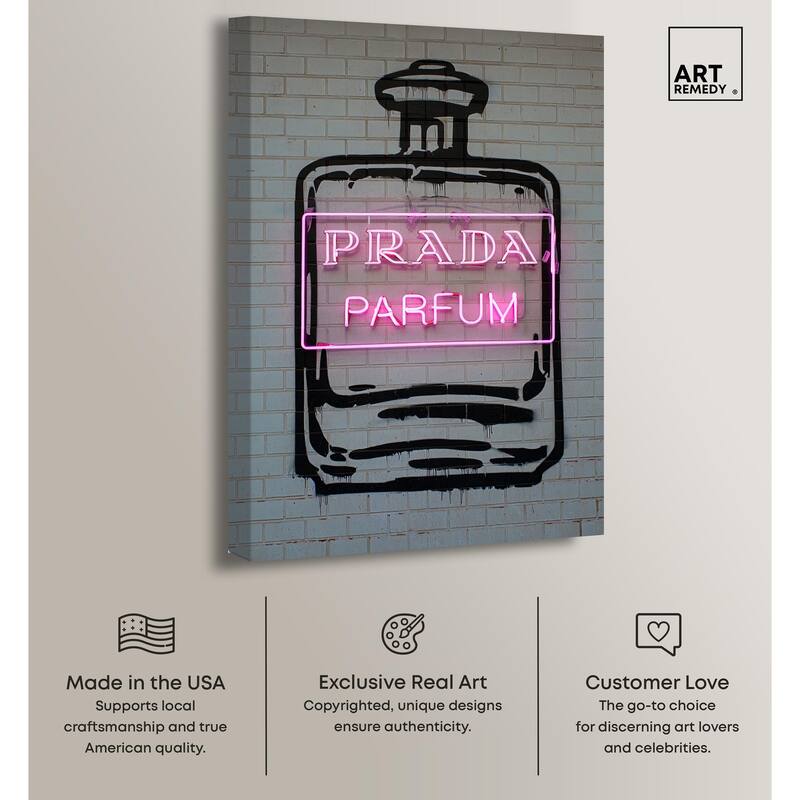 Fragrance Frame Canvas by Art Remedy, Gallery Wrapped