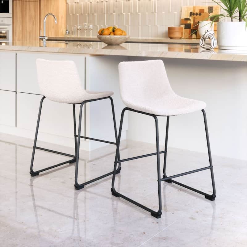 Smart Counter Chair (Set of 2) - 18.9" W x 21.3" D x 34.6" H