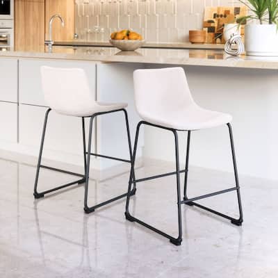 Smart Counter Chair (Set of 2) - 18.9" W x 21.3" D x 34.6" H