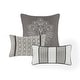 preview thumbnail 13 of 13, Madison Park Venetian Grey Jacquard 7-piece Comforter Set