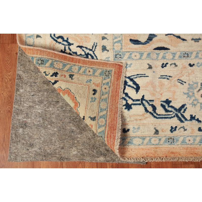 Vegetable Dye Ziegler Oriental Area Rug Hand-Knotted Wool Carpet - 8'1" x 9'10"
