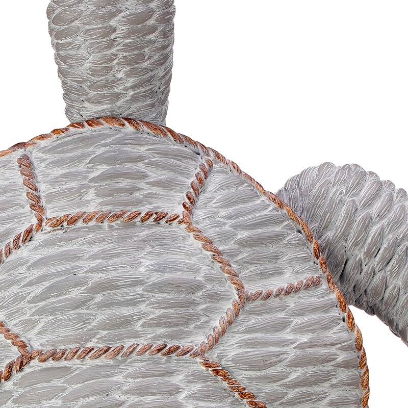 Fabric Weave' Turtle Plaque 13.75" - 11.81
