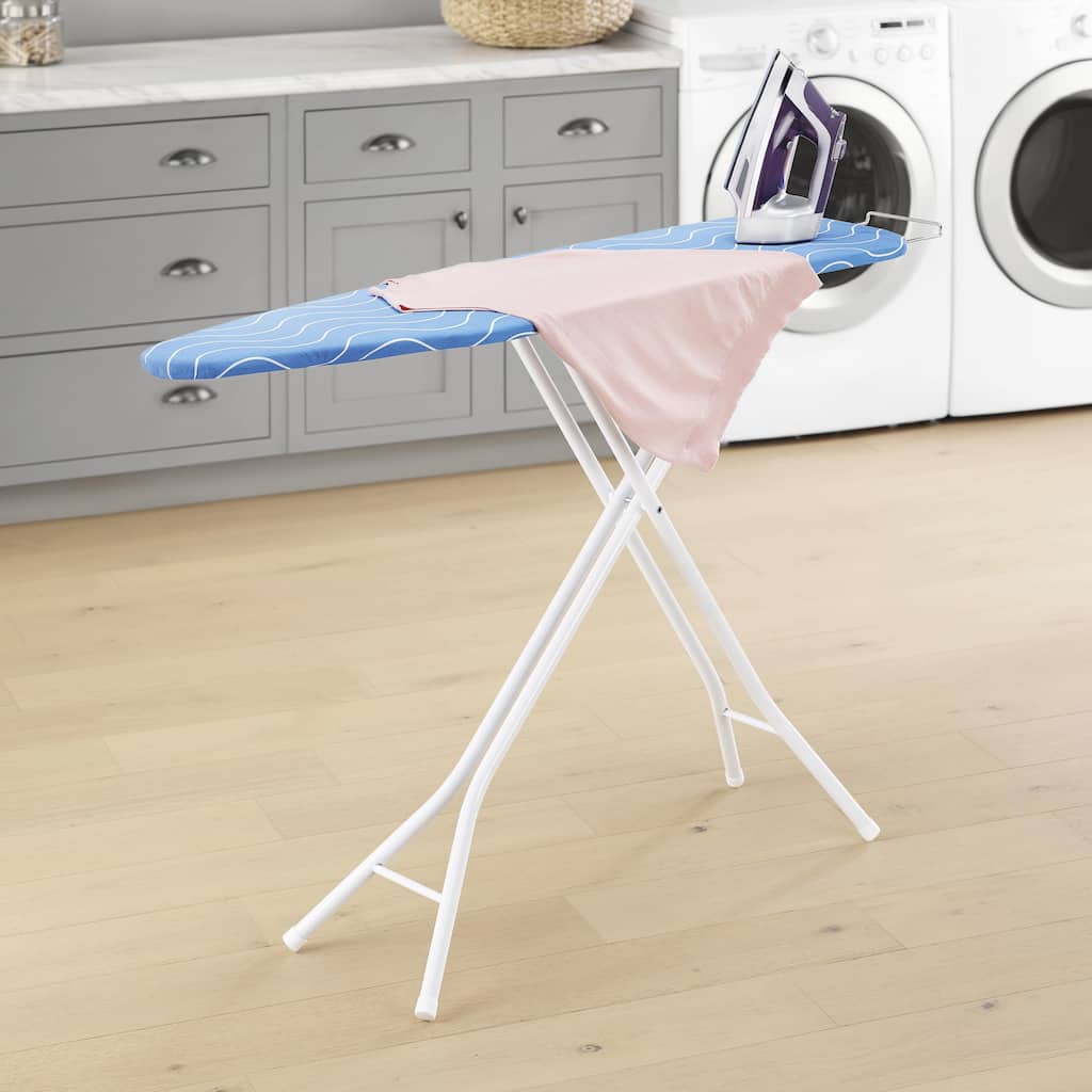 Whitmor 4-Leg Steel Top Ironing Board with Cover and Pad