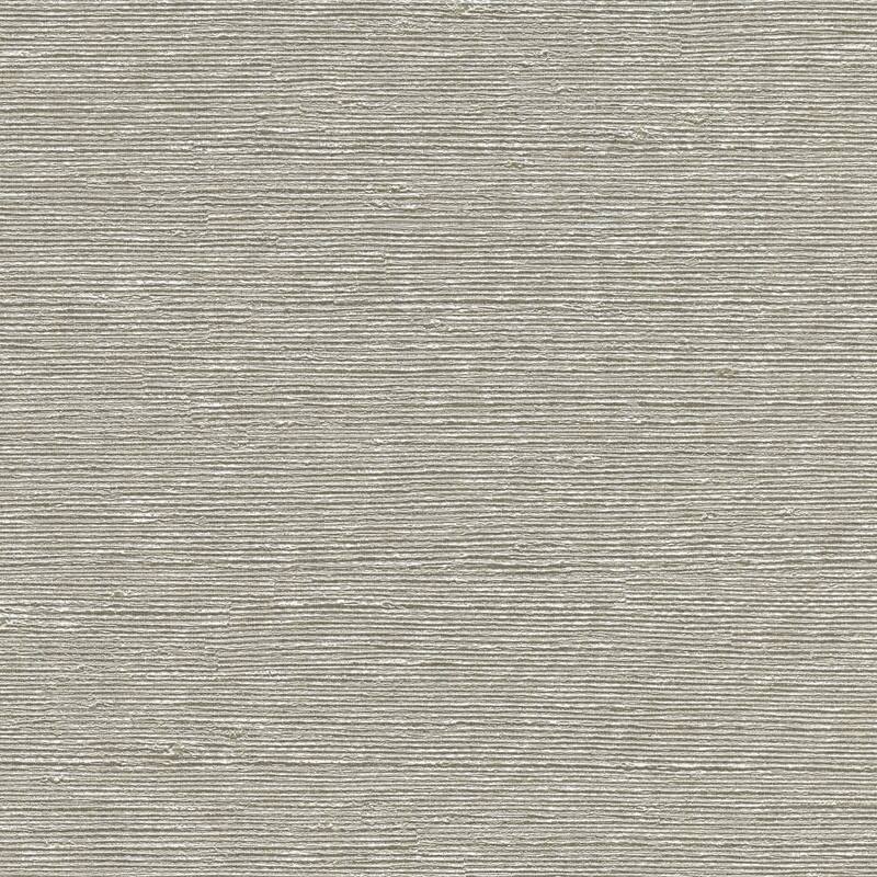 Warner Aspero Light Grey Faux Grasscloth Wallpaper