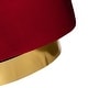 preview thumbnail 95 of 114, HULALA HOME Carisa Modern Upholstered Swivel Open-Back Barrel Chair with Golden Base