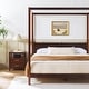 preview thumbnail 20 of 35, Walker Edison Minimalist Canopy King Bedframe