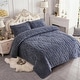 preview thumbnail 48 of 49, 3-Piece Fluffy Sherpa Comforter Set Tufted Bedding Comforter Set