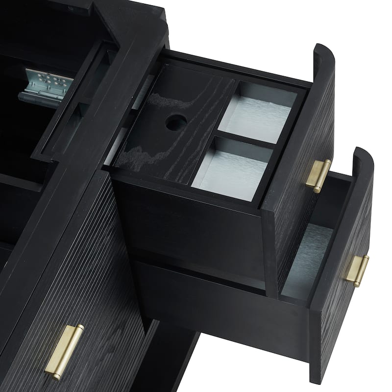 James Martin Vanities Lucian 48" Single Vanity, Carbon Oak