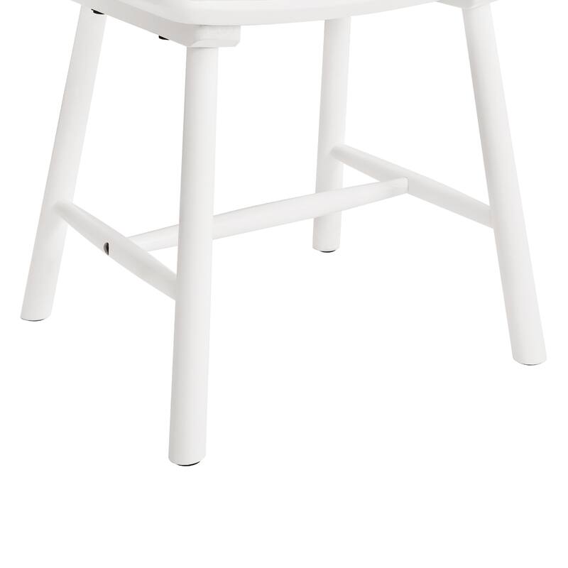 Solid Wood Simple Living Dining Chairs Set of 2 - 18" H