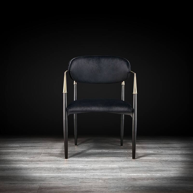 Roubi Gold Stainless Steel Dining Chair