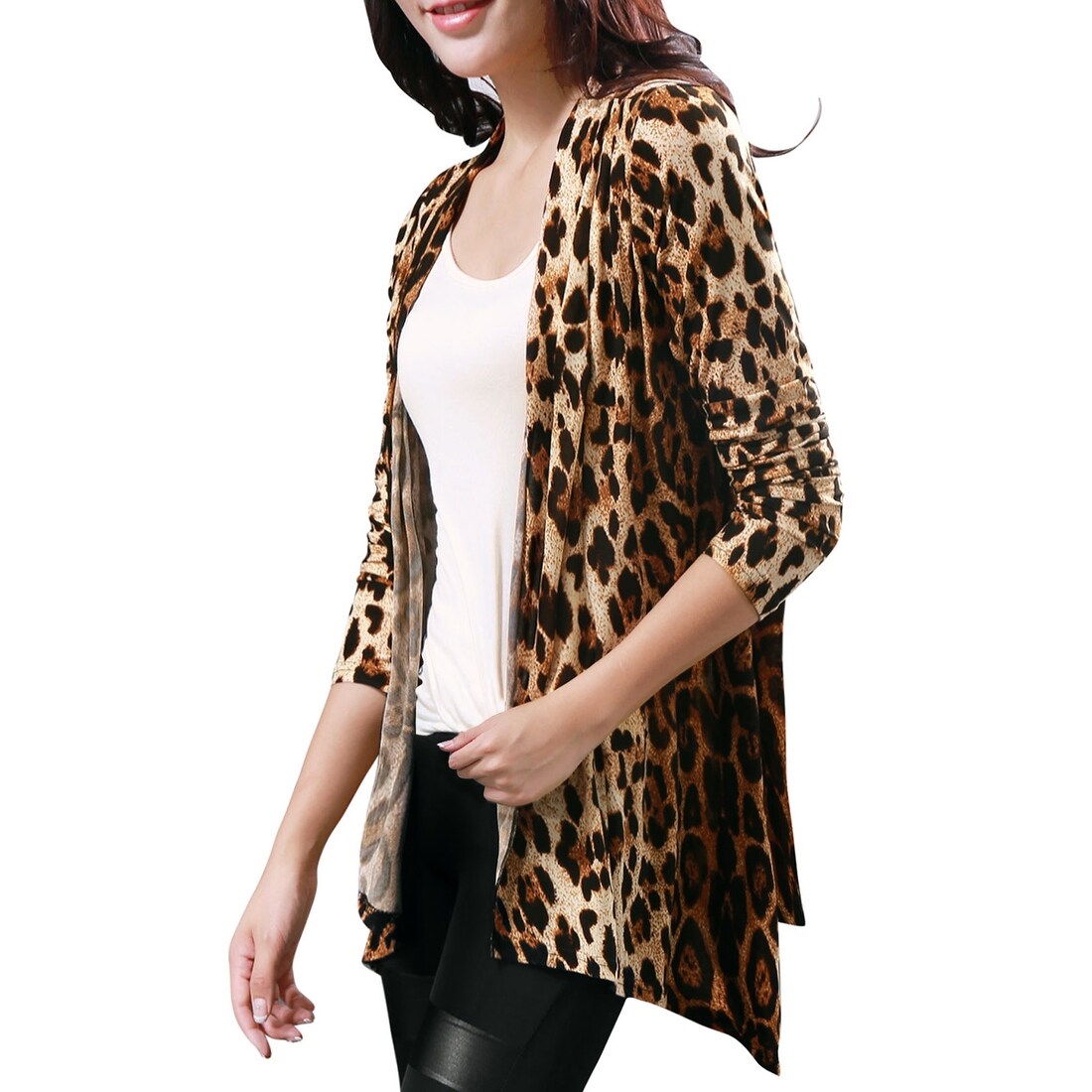 womens long open cardigan
