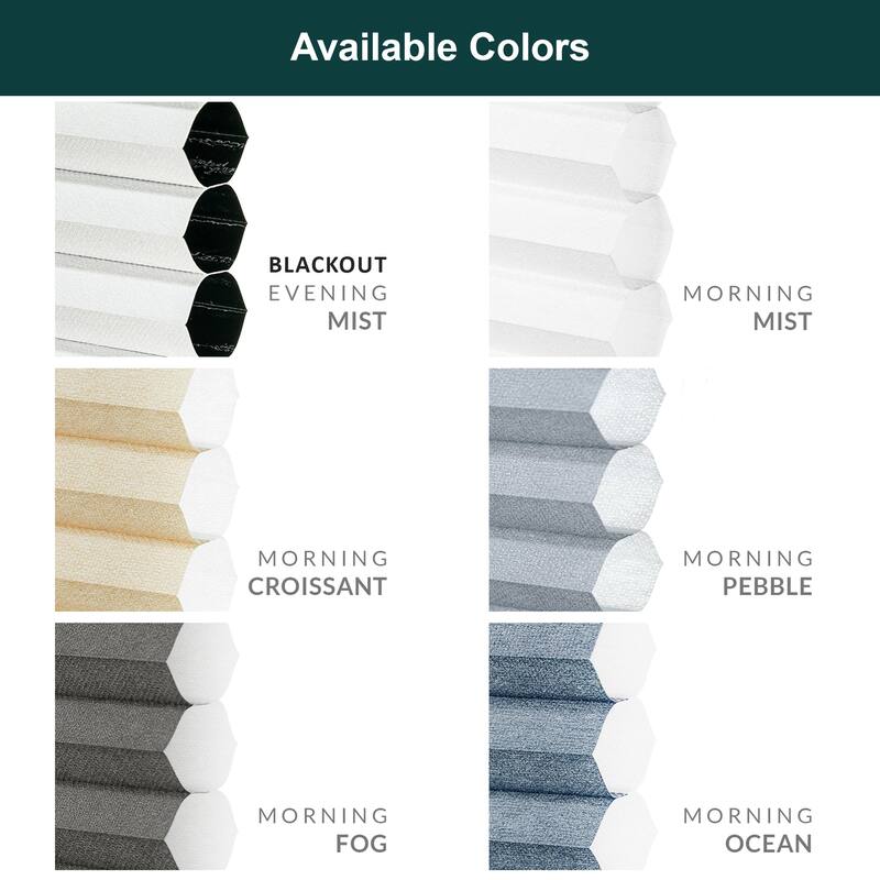 Chicology Cordless Light Filtering Cellular Shade