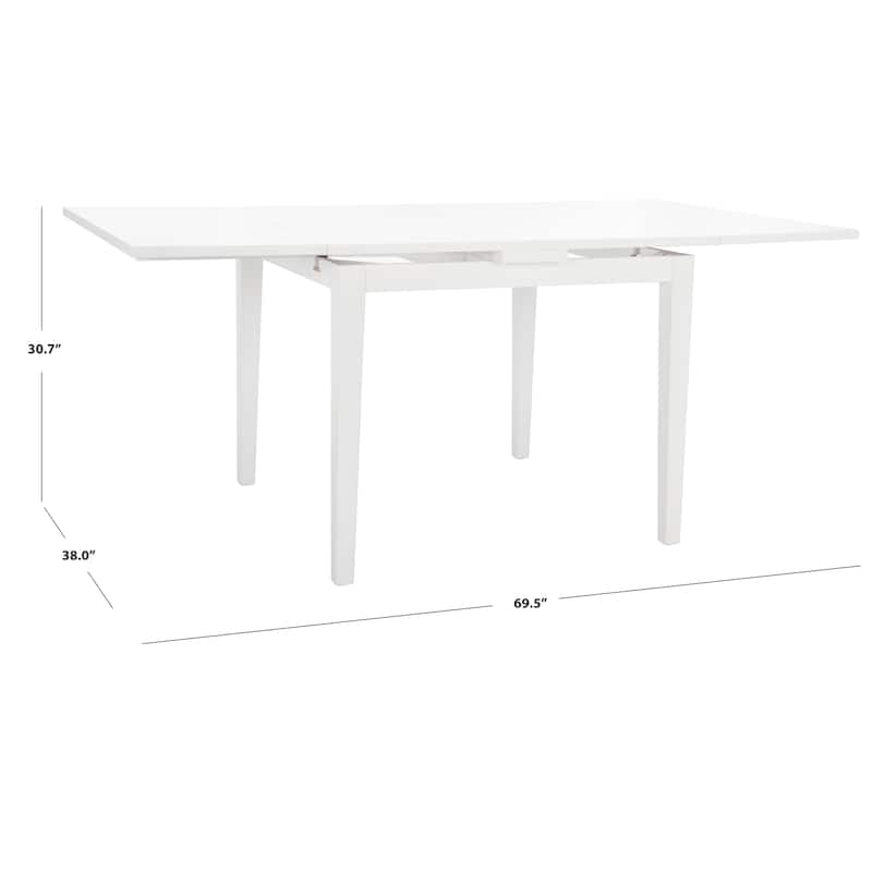 SAFAVIEH Laurine Extension Dining Table - 70 In. W x 38 In. D x 30 In. H - 70Wx38Dx30H