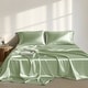 preview thumbnail 77 of 91, Madison Park Essentials Satin Luxury 6 PC Sheet Set Cal King - Sage