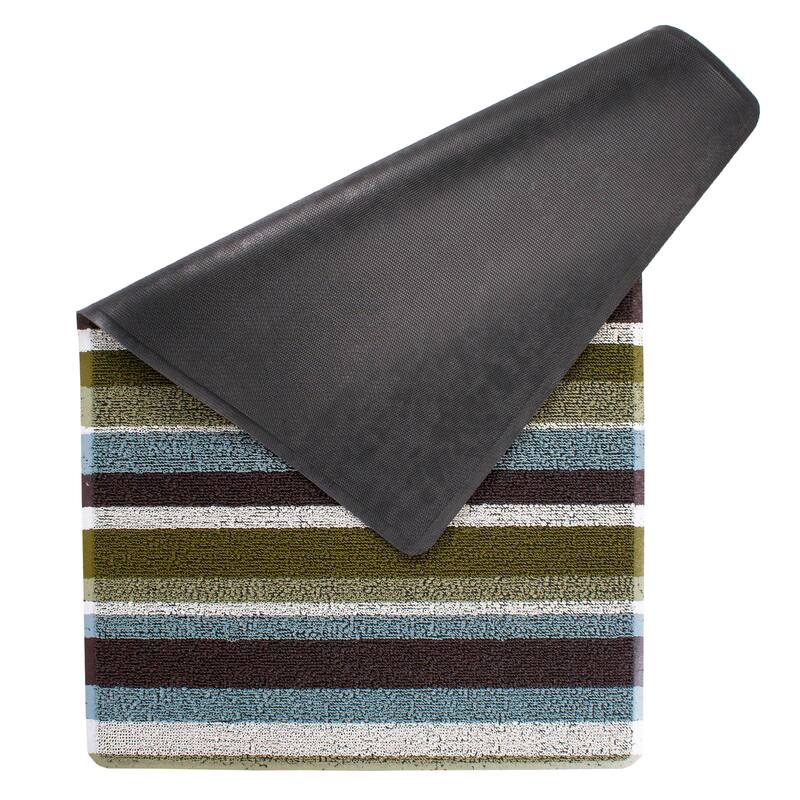 RITZ Indoor/Outdoor Striped Tufted Mat - N/A