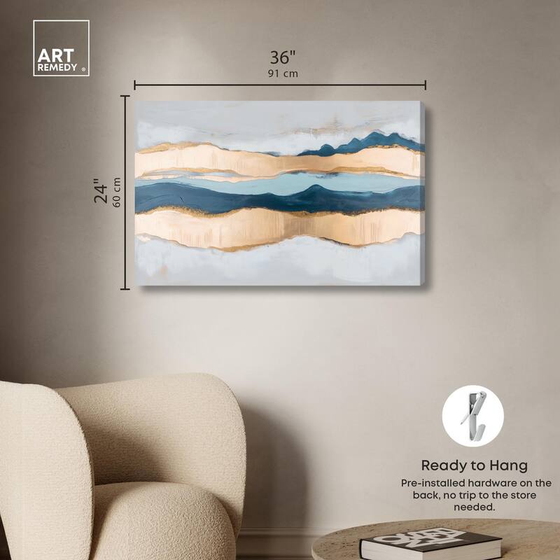 Blue Ridge I Canvas by Art Remedy, Gallery Wrapped